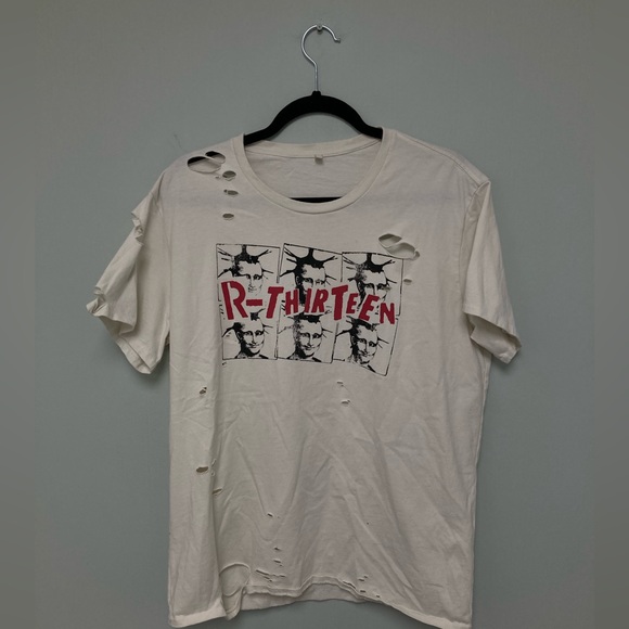 R13 Mona Lisa Boy Tee. Size large - Picture 4 of 10